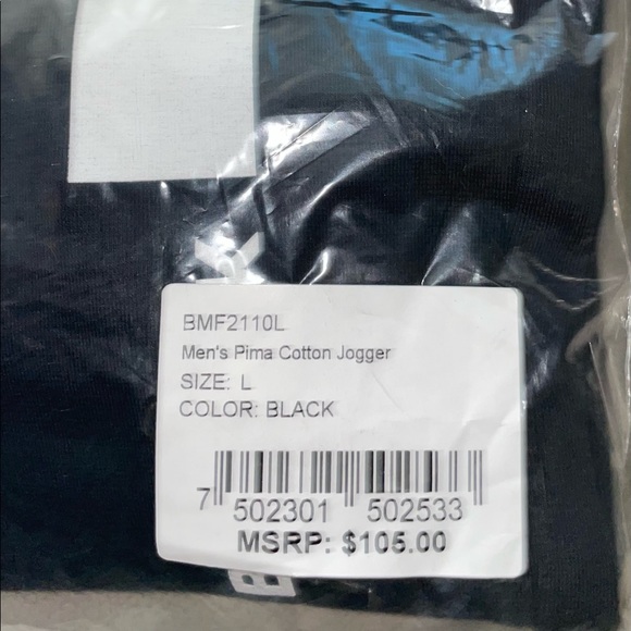 💥New 👖- James Bark Jogger - Men - Black- Large - Picture 5 of 5